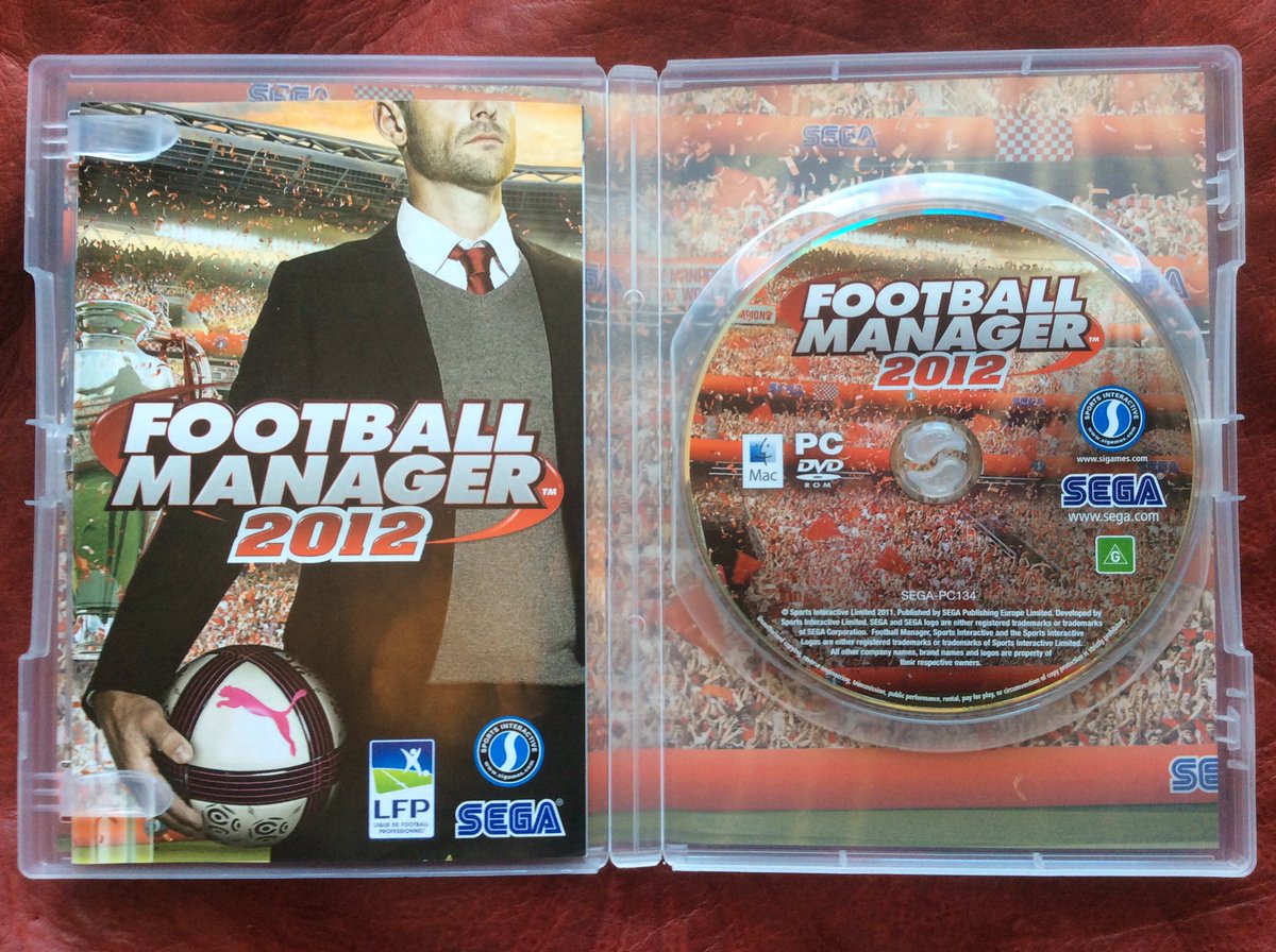 1Jour1JeuRetro's tweet photo. #1Jour1Jeu de ma collection 🎮
#1J1J536 : Football Manager 2012
Plateforme : #PC
Support : 💿
Genre : Sport ⚽️ / Gestion
Editeur : SEGA
Développeur : Sports Interactive
Date de sortie : 21 octobre 2011
#Collection #RetroGaming #FootballManager #FootballManager2012 https://t.co/ftFLcvsWQ9