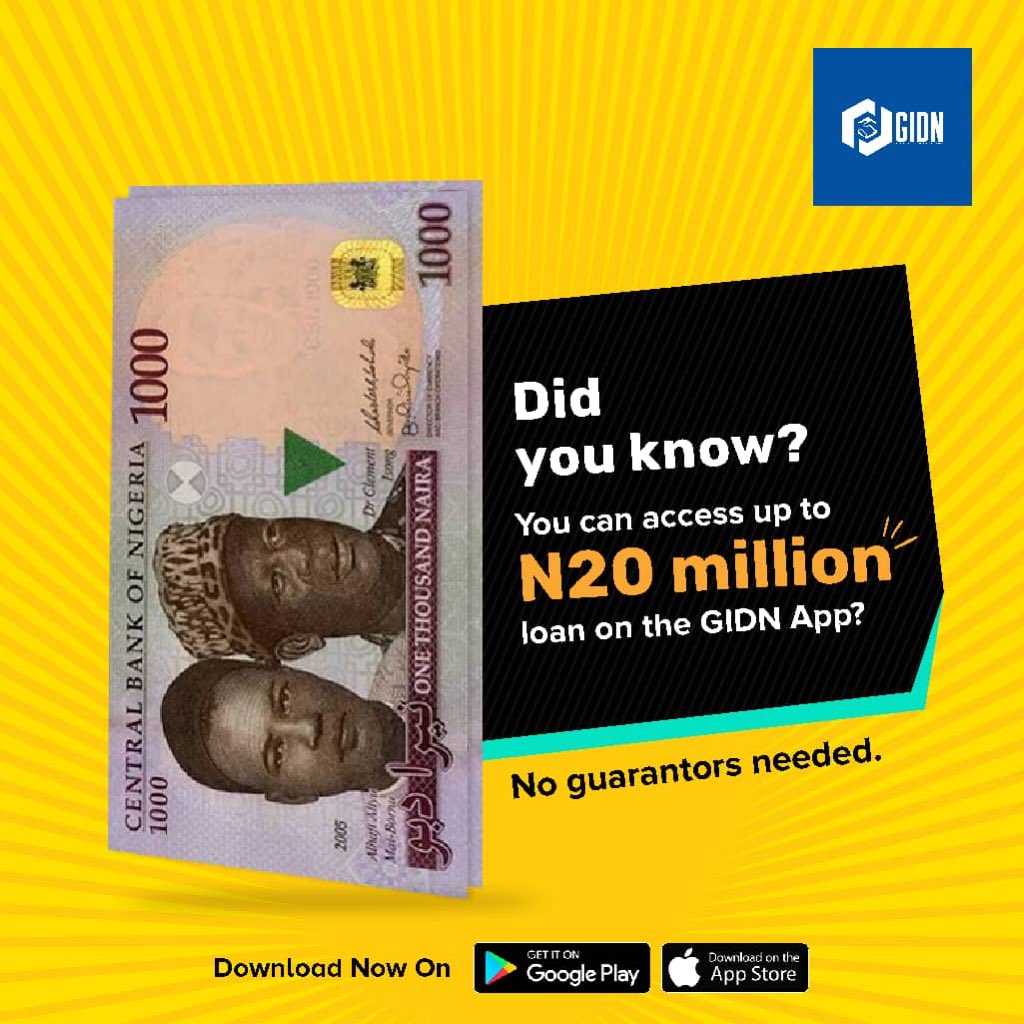GetItDoneNowLtd's tweet photo. Donβt be the last to get in on this. Simply get on the app. Accessing the loan is easy and #StressFree π .
.
#Loan
#Finance
#GIDN
#Entrepreneur
#SME
#freshmondayblesns
#Monday https://t.co/tETnp4ALCy