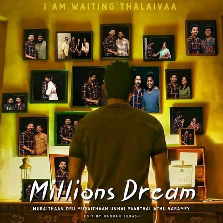 Shru42915433's tweet photo. #HBDTHALAPATHYVijay 
#Thalapathy 
#Vijay 
#HBDTHALPATHYVijay 
@actorvijay 
Dream💯🤩 https://t.co/jNQwLIKmtg
