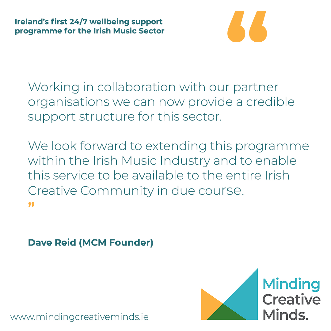 MindingCreative's tweet photo. Phase 1 is for all musicians, songwriters, artist managers &amp; event production. It is intended with the necessary supports to open to the whole music sector and shortly after to the wider Creative Sector in Ireland.

Please support by sharing the message out to those who need it. https://t.co/4DSmSNQt49