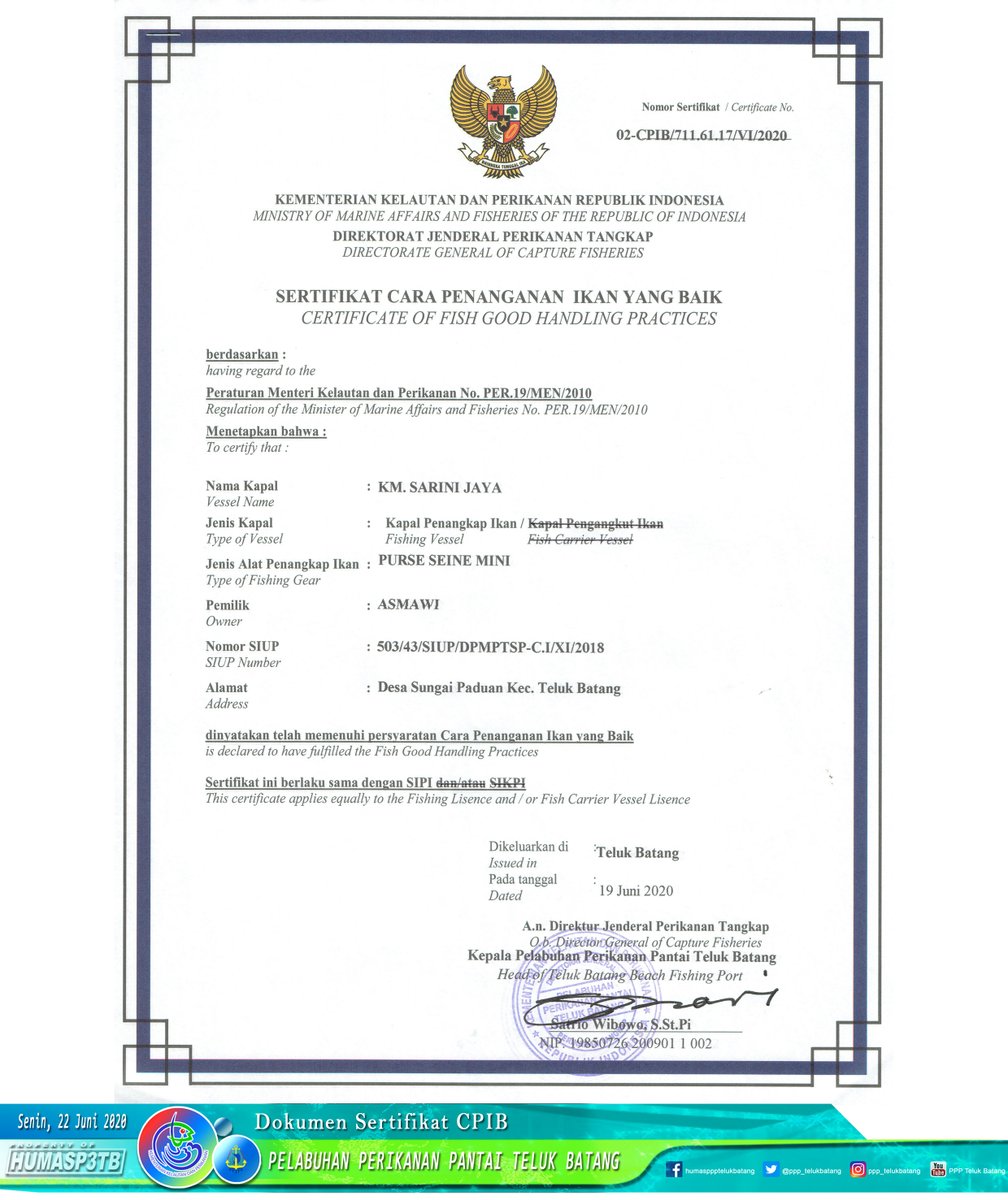 Humas Pelabuhan Perikanan Pantai Teluk Batang tweet media