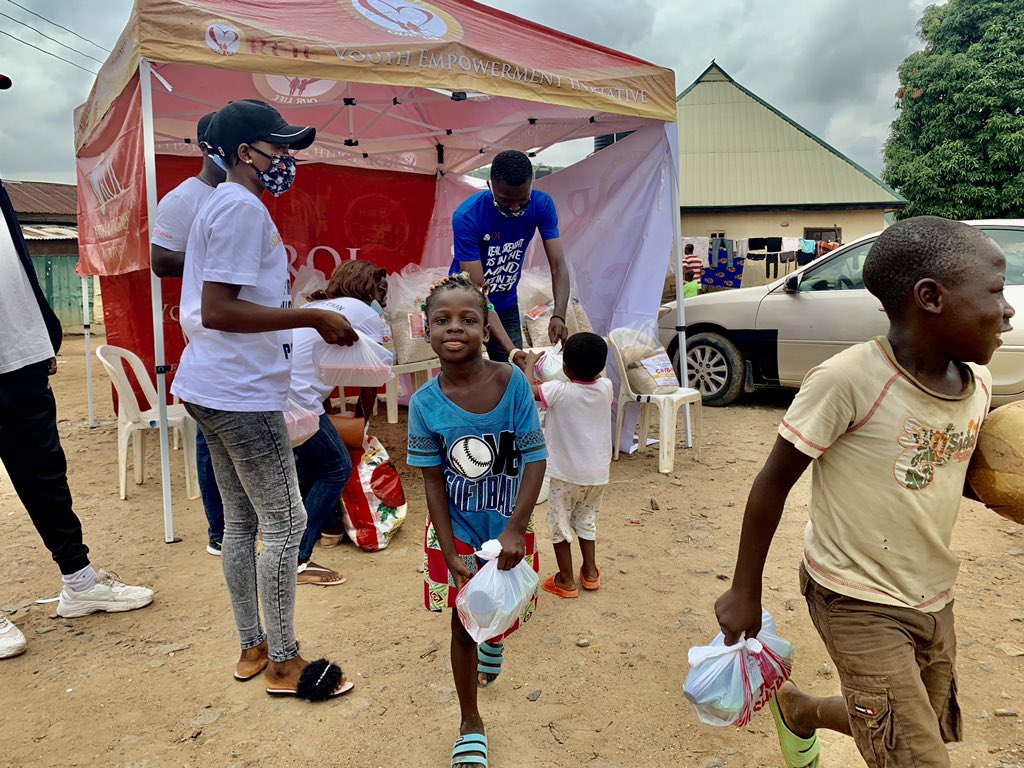 orolfoundation's tweet photo. There is no happiness like that of being loved by your fellow creatures, and feeling that your presence is an addition to their comfort. #StrongerTogether #Covid_19 #COVID19Nigeria #mondaythoughts https://t.co/8DQFslmIfW