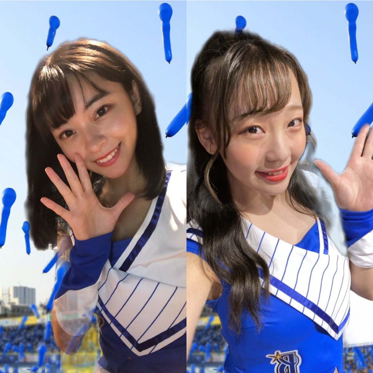 横浜DeNA ベイスターズ diana さらさ Sarasa 直筆サインボール