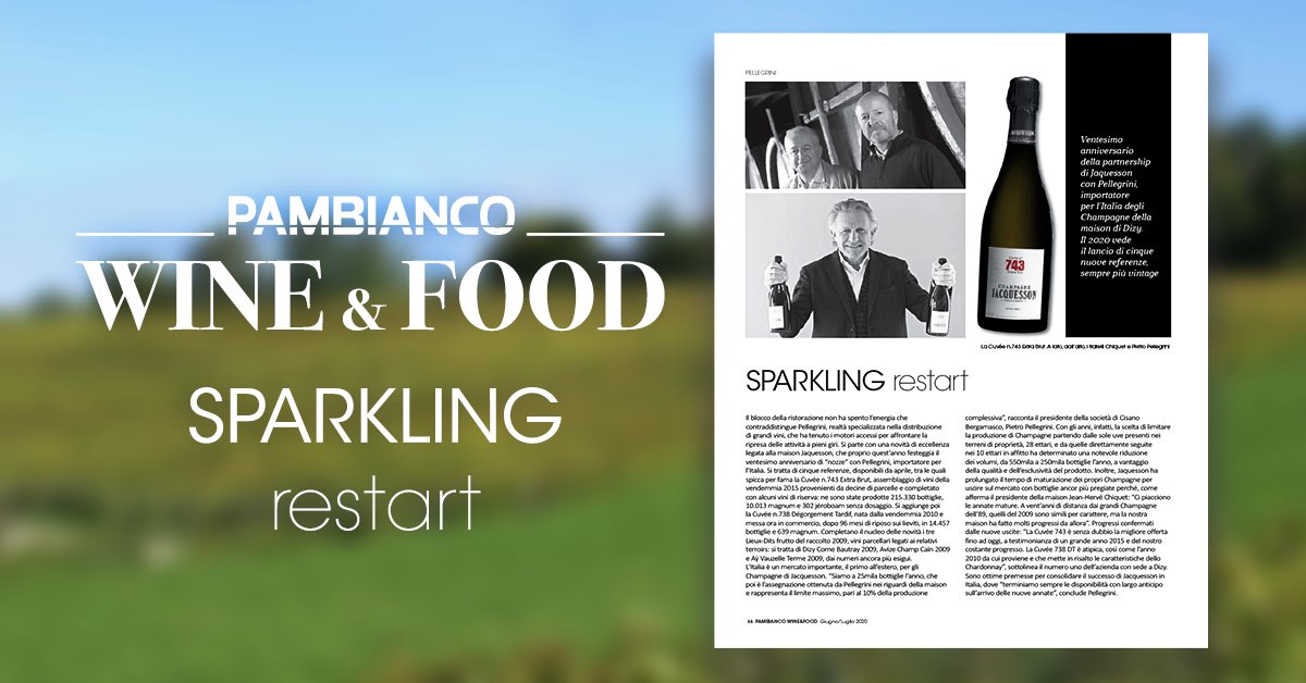 BABOL_com's tweet image. Sparkling restart with @PellegriniSpA  &amp;amp; #champagnejacquesson! 🍾

@pambianconews 
@davpamb
#rassegnastampa