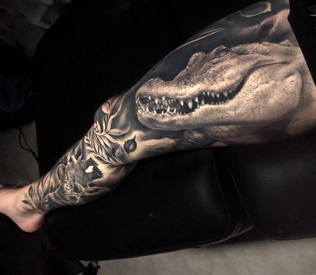 20 Alligator Tattoo Ideas For Men To Try  Styleoholic