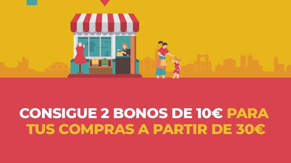 FECOSVA's tweet photo. Apoya al #ComercioLocal de #Valladolid y activa tu #BonoPróximo. Conseguirás un descuento automático de 20€ en tus compras iguales o superiores a 30€ realizadas en los comercios adheridos 👉 https://t.co/2M3R1yC4as https://t.co/llQteYL03p