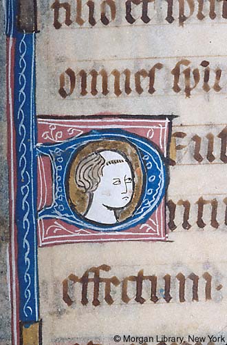 When someone whom you trusted gives you a terrible quarantine haircut.(Morgan Library, MS M700, f. 117r)