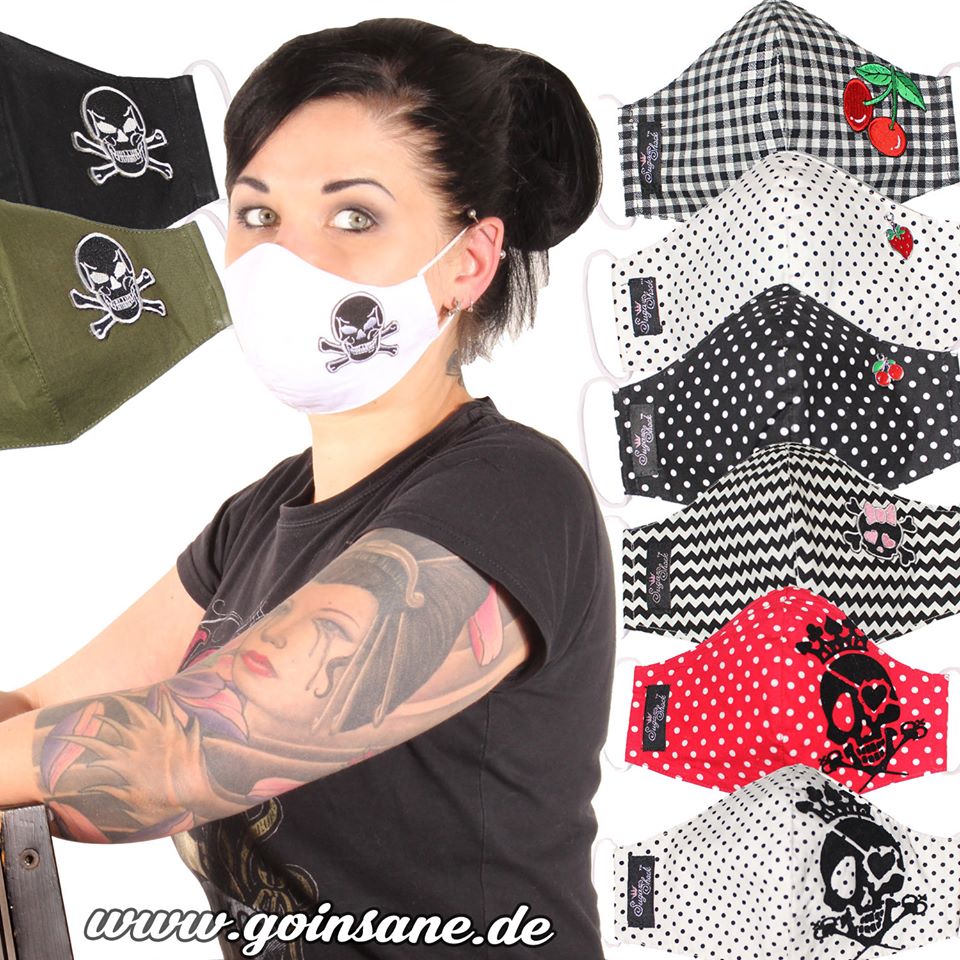 goinsaneshop's tweet photo. Simple Einwegmasken sind dir zu langweilig?🤔 Bei uns gibt es neue stylische Stoffmasken 😷 von #SugarShock! Mit Totenkopf☠️ Erdbeer🍓 oder Kirschen🍒Accessoires aufgepimpt...
https://t.co/bdlEsmYfjP
📦 versandkostenfrei liefern wir schon ab 25 Euro 🙃
#rockabilly #staysafe https://t.co/PP011sdOu5