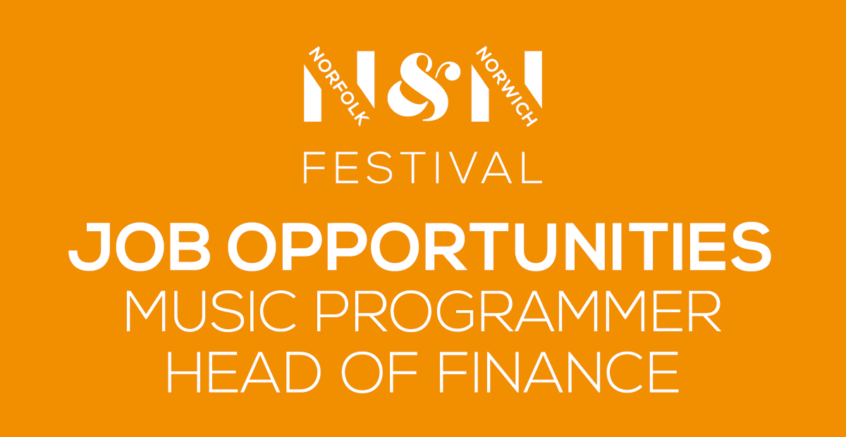 YN_AF's tweet photo. RT @NNFest: We're recruiting a #HeadofFinance and a #MusicProgrammer. Find out about the details of these really brilliant part-time roles here >>> https://t.co/xDqwddUo3i
#ArtsJobs #Norfolk #Norwich #ArtsProfessionals #CharityJobs #Recruitment https://t.co/i7RUcuc1Go