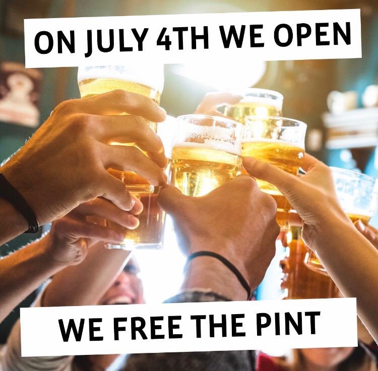 Will tomorrow be the day we can start to #freethepint ?? A nation holds its breath for some positive news ... 🤞🏼🤞🏼🤞🏼🤞🏼