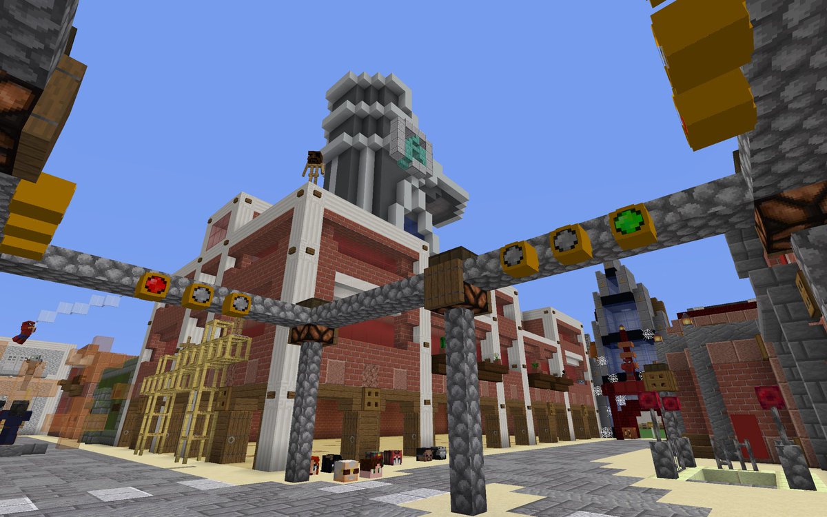 Since quarantine started, my cousin  @TommyB13_ and I have up started working on our old Minecraft Disney park again. People seemed interested so I thought I’d create a thread of pics and info about it.