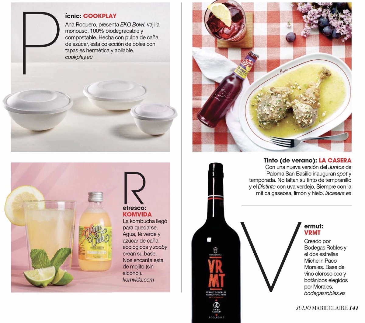 MOScomunicacion's tweet photo. Bravo!! 😃👏👏 @marieclaire_es 
VRMT @bodegasrobles &amp; @Pacomoraleschef 
#VermúAndalusí #VRMT #PX #ECO #Montilla https://t.co/KOnX3ep5Dm