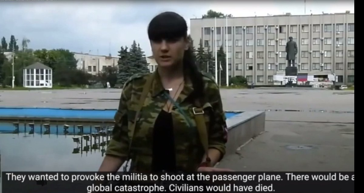 Now defense plays a local separatist from Donetsk claiming Ukraine wanted to provoke a shoot-down of a civilian plane