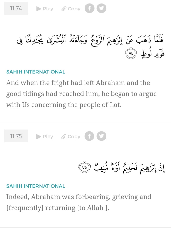 Hud (11:74-80)The tribe was out of control with their ‘perverse desires’. we can see the capacity for violence; Lot was scared that his guests would be sexually assaulted. These ayahs point out both homosexuality & the potential for rape. 6/n