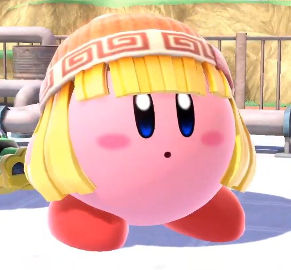 Daddy_Fat_Cake's tweet photo. Kirby with bangs 😭😭😭
#SmashBrosUltimate https://t.co/RCtlQbcwxd