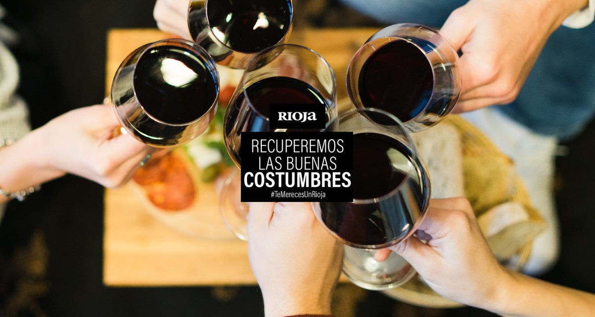 Por todas las confidencias, tertulias, palabras de ánimo, felicitaciones o risas vividas en nuestros bares de siempre 🍷🙌 #Rioja #RiojaWine #TeMerecesUnRioja #MomentosRioja #BrindaConRioja #WineLovers