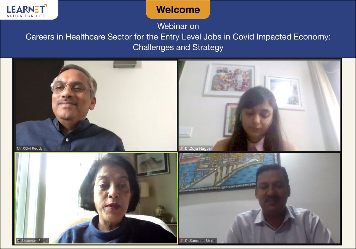 Thanking our esteemed panelists for an interactive and informative webinar. The session was attended by 400+ participants.
For more information on our programmes in the healthcare sector, visit -lnkd.in/e7FYe2y