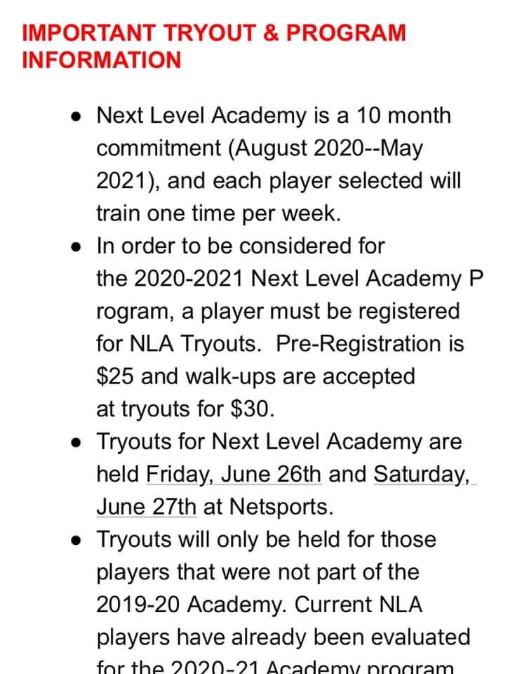 Next Level Academy tweet media