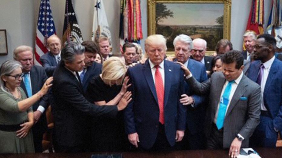Of course, this goes on beyond paintings and memes.It's present in their need to make Trump a man of God despite his lack of faith and piety.It's about combining white supremacy, the fake meritocracy, and religion into a tight, neat package.26/