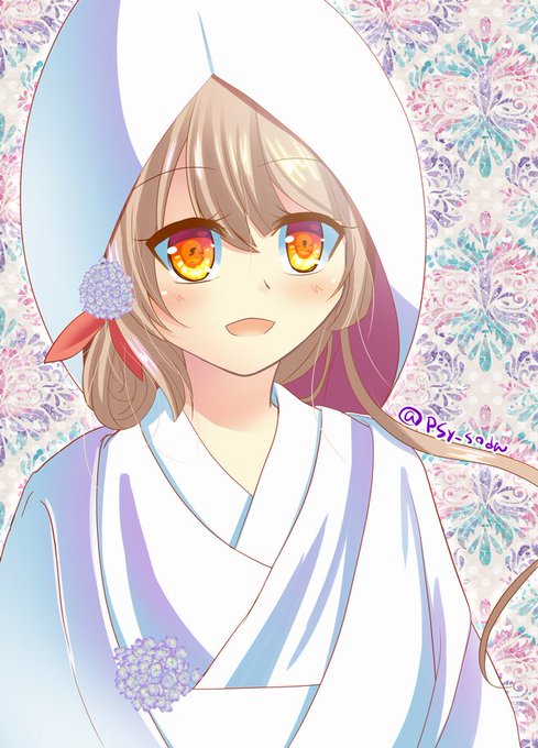 お題「花嫁衣裳」
白無垢ディプラデニアちゃん🌺
#FKG深夜のお絵かき一本勝負 
#フラワーナイトガールイラスト 
#フラワーナイトガール
#花騎士 