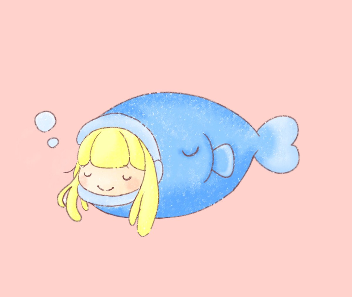 おやすみなせぇ 後天性人魚 イラスト ごうるどのイラスト