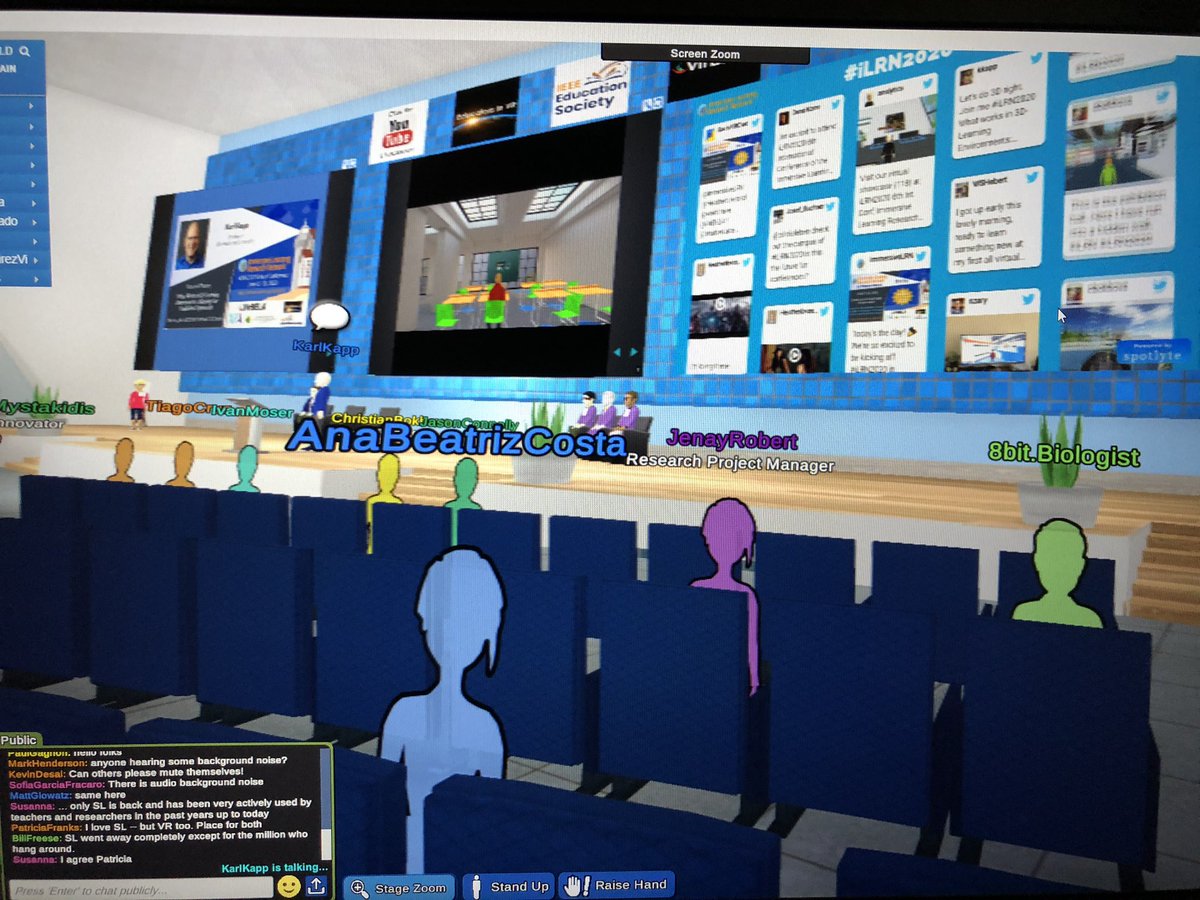 citlspaces's tweet photo. Jamie is attending #iLRN2020 a VR conference about the virtual learning experience. Props to the organizers! That said, I’m not sure if replicating the standard physical environment is best way to engage people in VR. The future, however, will be bright! https://t.co/BVx6hwD5wl