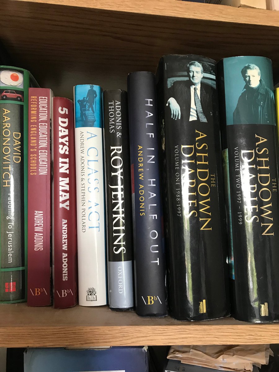 Alphabetically by author, so we start with  @DAaronovitch, Paddling to Jerusalem, quirky book about his tour of England by kayak in 1999