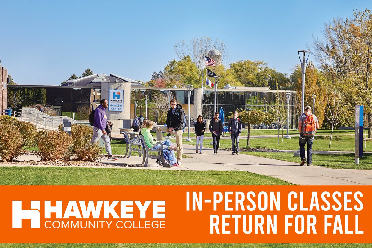 Hawkeye Community College will resume in-person class on campus this fall. Details ➡️ bit.ly/3ept2UQ