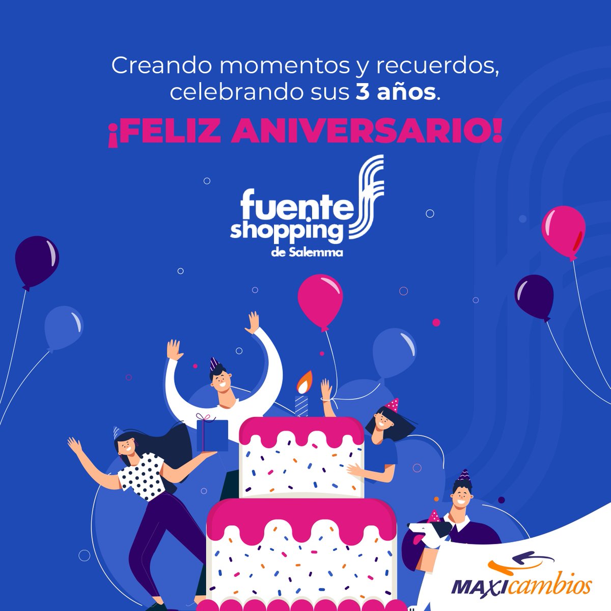 Celebramos cada momento con <a href="/FuenteShopping/">Fuente Shopping</a> 🙌🏻🎉 
¡Feliz 3º Aniversario!