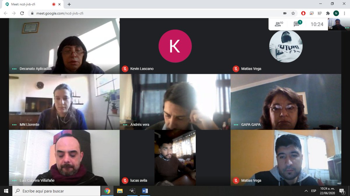 Comenzando la semana planificando acciones. #TrabajandoParaVos #AplicadasUnlar