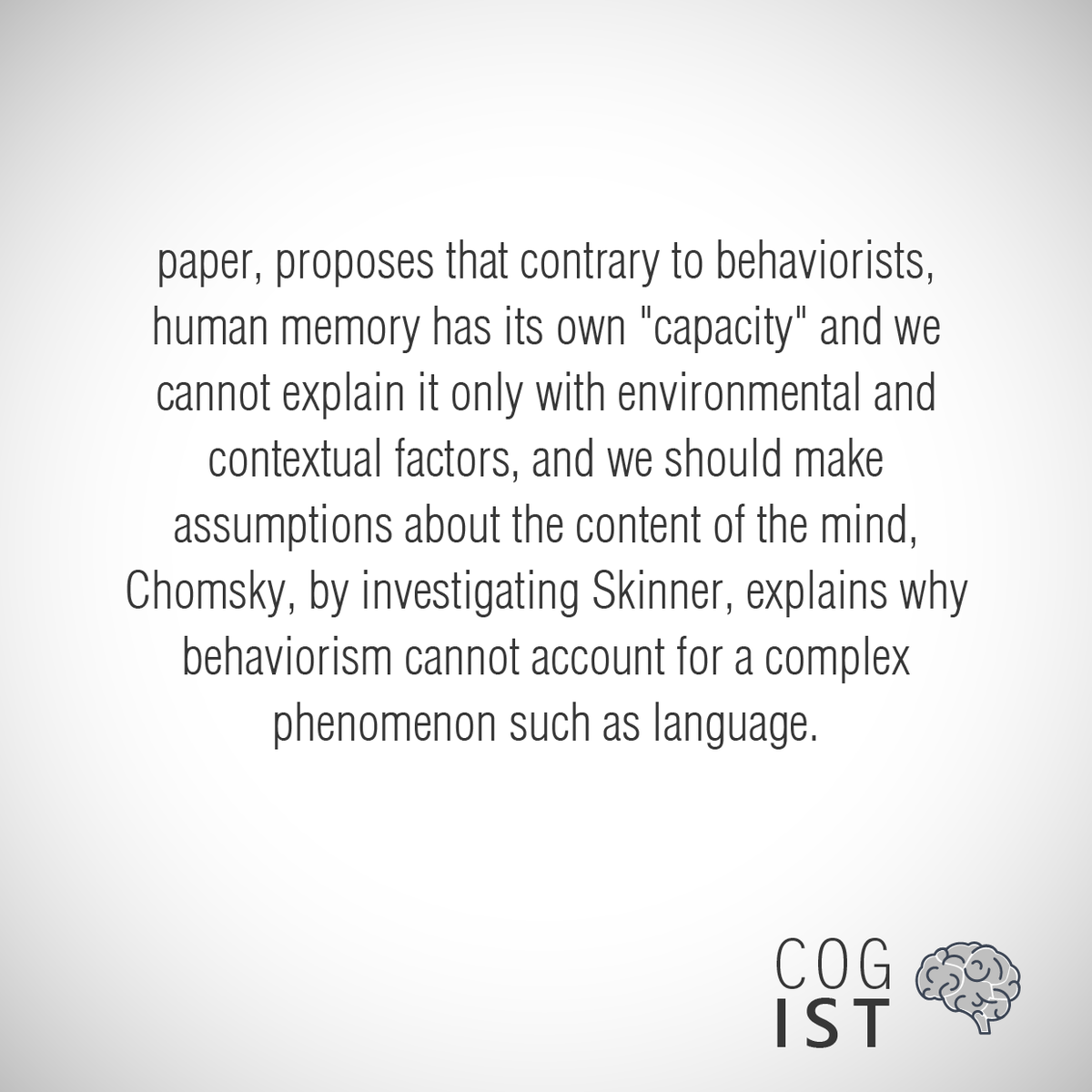 cog_ist's tweet image. "Originated in the 1950s, the Cognitive Revolution is a scientific and intellectual movement for investigation of the mind..."

For all 👇

#cogist #cognitivescience #cognitiverevolution #cognition #mind #psychology #linguistics #computerscience #neuroscience #philosophy