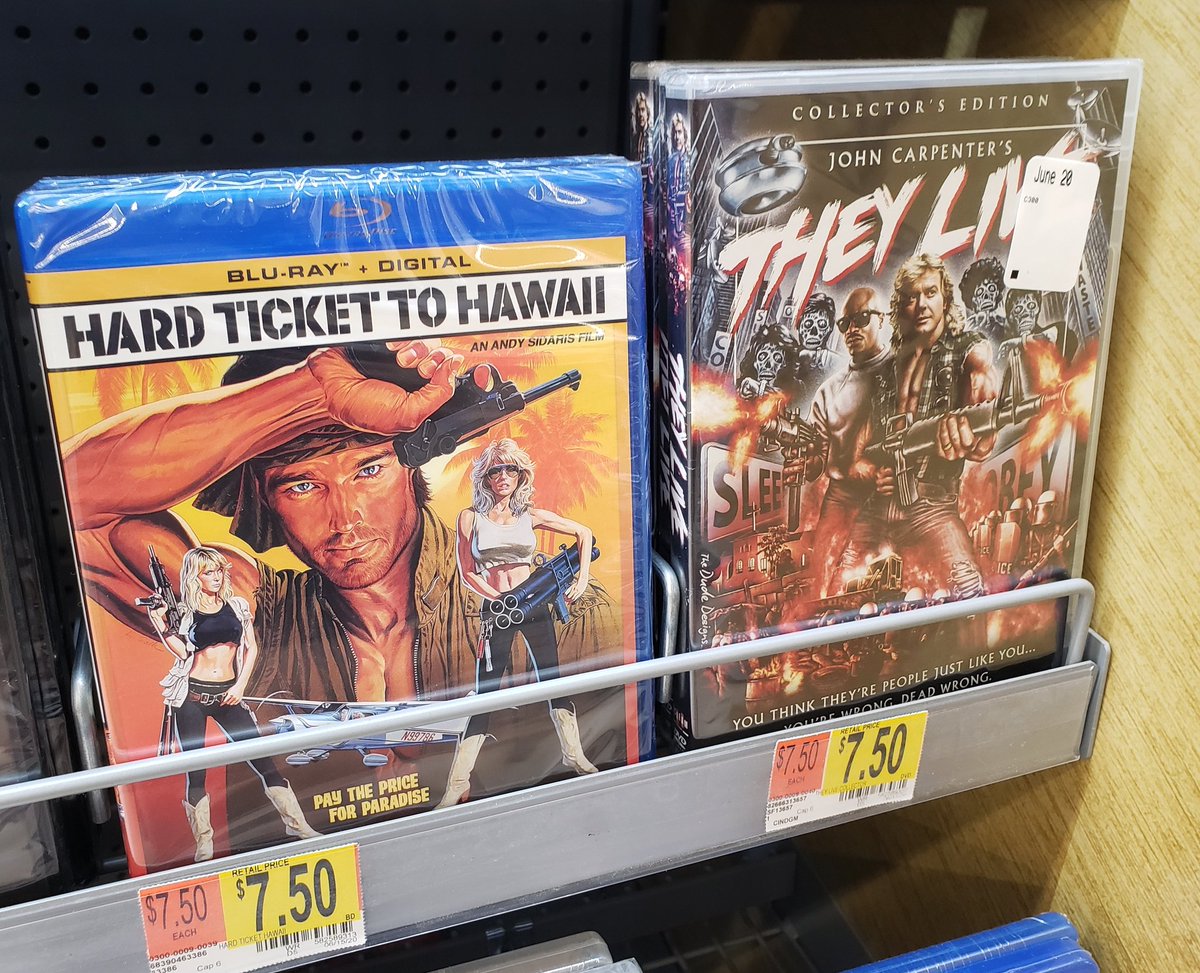 ghoulbasement's tweet photo. Decent mix of discs at Walmart. Also had SF's Escape from NY and Cobra for $13 each. Candyman is the 2 Disc CE. https://t.co/0zK7Y8MiuI