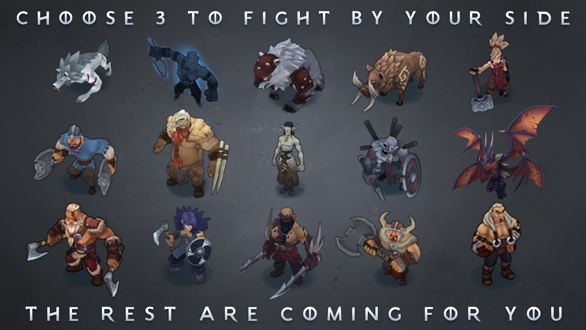 Shiro Games Your Efforts In Northgard Have Not Gone Unnoticed And Now The Inhabitants Of The Land Have Their Eyes Set Firmly On You Pick Three To Defend You Rest