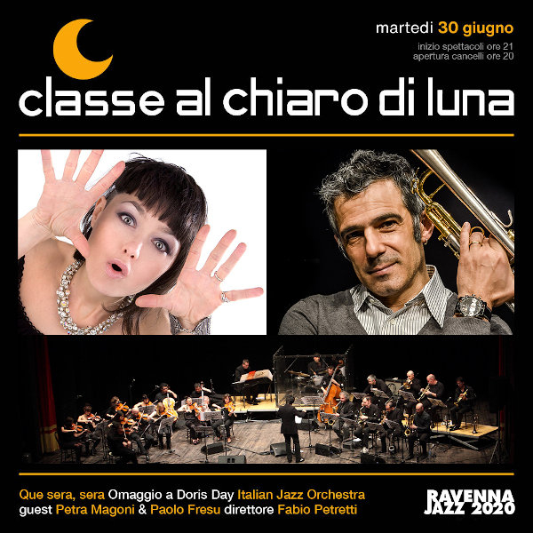 Spettacoli_OOOH's tweet photo. Petra Magoni, Paolo Fresu e Italian Jazz Orchestra il 30 giugno.
Biglietti su https://t.co/tBwtVJEoE2
https://t.co/UMwMx1LZ0h
#OOOHEvents #ClasseAlChiaroDiLuna #PaoloFresu #PetraMangoni #ItalianJazzOrchestra #RavennaJazz2020 #JazzNetwork #Jazz #Ravenna #monday #lunedi https://t.co/bnewjeW4Lx