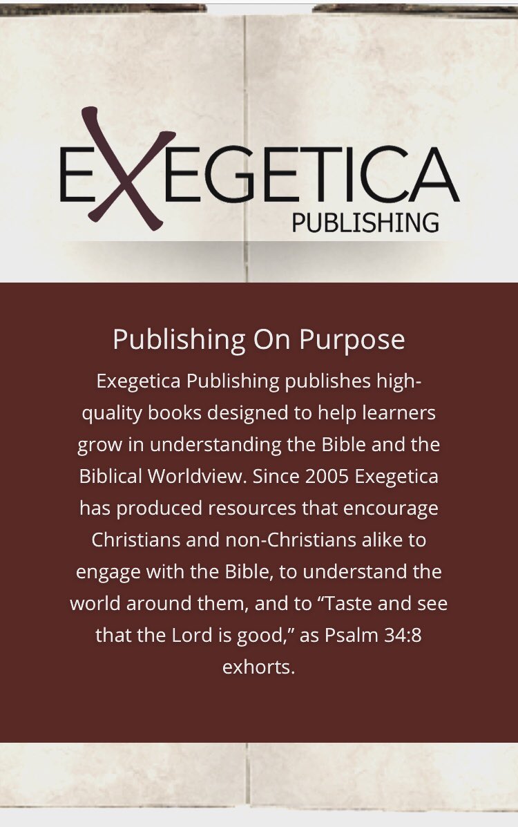 ExegeticaBooks's tweet photo. https://t.co/rSztZw2jgR