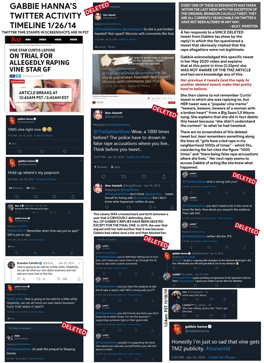 these are organized by post time & the tweet screenshots all reflect PST time. i have screen recordings of all of my searches as well in case anyone wants to say that these are "doctored". ps these are all up....how did NONE OF YOU FIND THEM!?! disprove these gabbie. please.