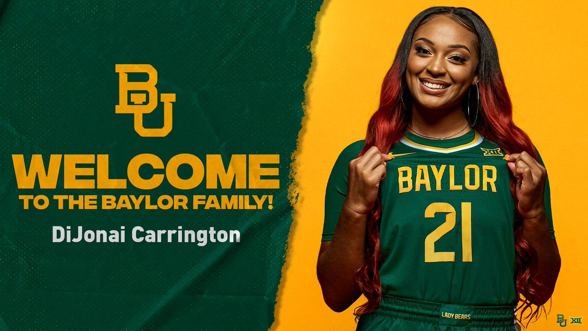 BaylorWBB's tweet photo. #GradTransferU adds another!
We are proud to officially announce @DijonaiVictoria as the newest member of the Lady Bears! The Stanford graduate will play her final season of eligibility in Waco.
π° https://t.co/eLXfxM4Qn4
#SicEm https://t.co/6jWNpAJiQg