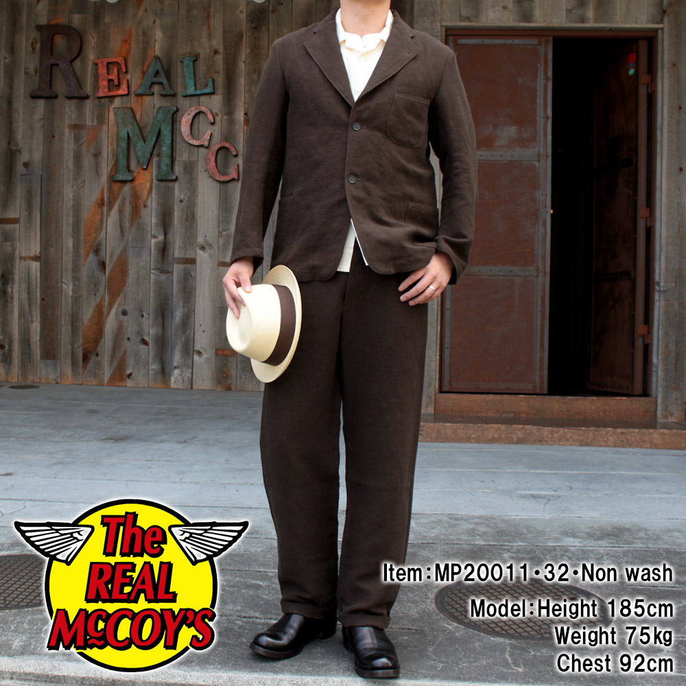 THE REAL McCOY'S ワークパンツ 32インチ PW ザリアルマッコイズ ワーク パンツ 32