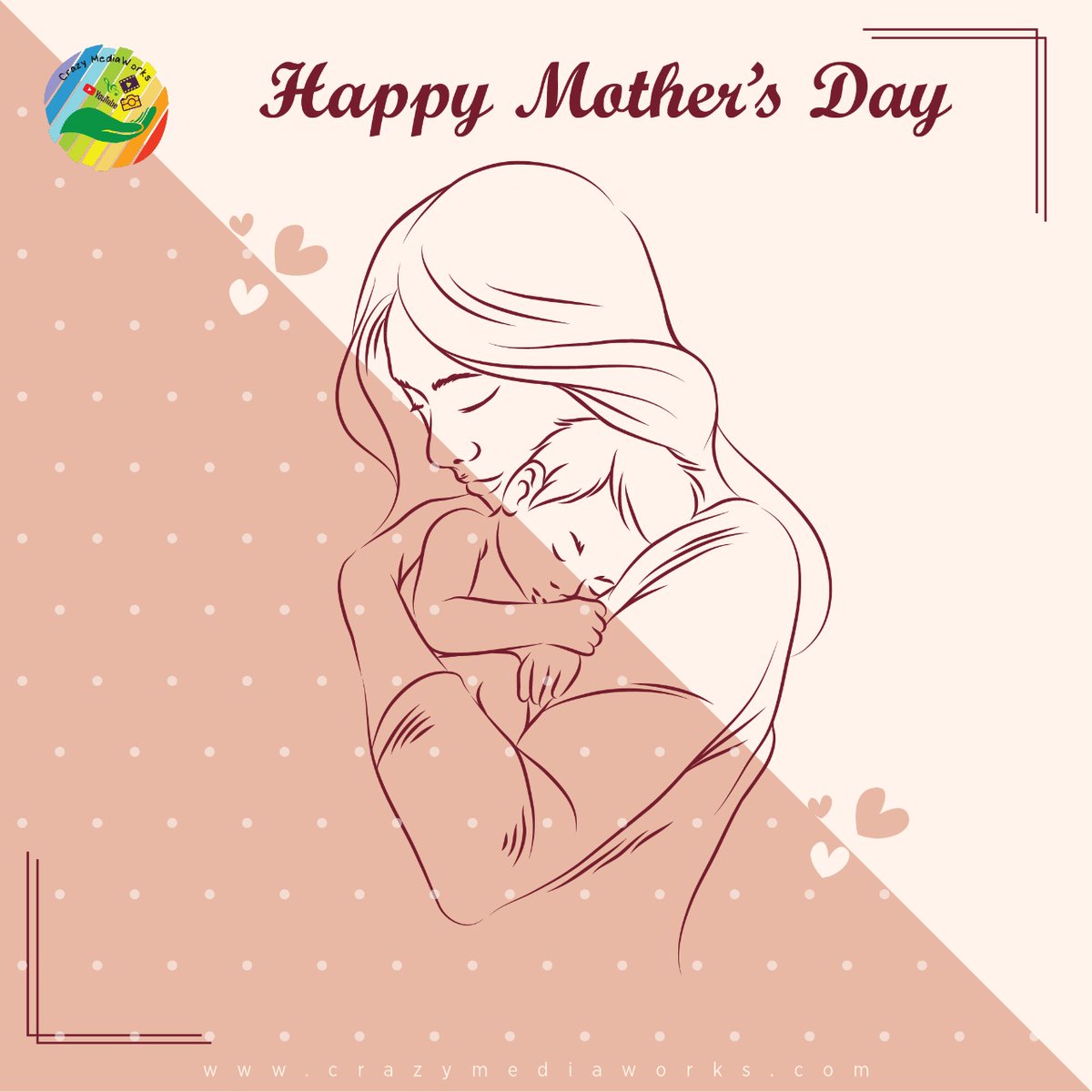 CrazyMediaWorks's tweet photo. Happy Mother's Day.
#art #trending #vectorart #vectordesign #design #creative https://t.co/u9YcRckiD6