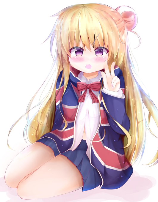 2018年の冬頃にpixivのフォロワーさん100人達成した時に記念で描いた九条カレンちゃん 