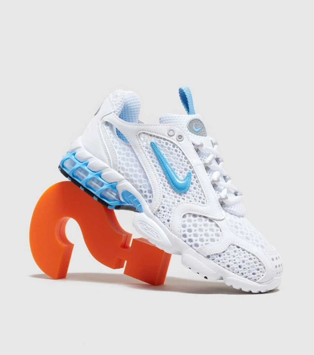 women's air zoom spiridon cage 2 university blue