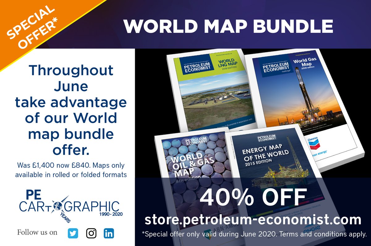 PEMaps1's tweet photo. #MondayMotivaton The global gas industry is an important subject and we've go it mapped out. The World Gas Map with map partner @Chevron features #gas infrastructure and projects. Get this map with our specially priced World Map Bundle https://t.co/PfJ1Wn2f0Q #pemaps30 https://t.co/T0vxuc2VrW