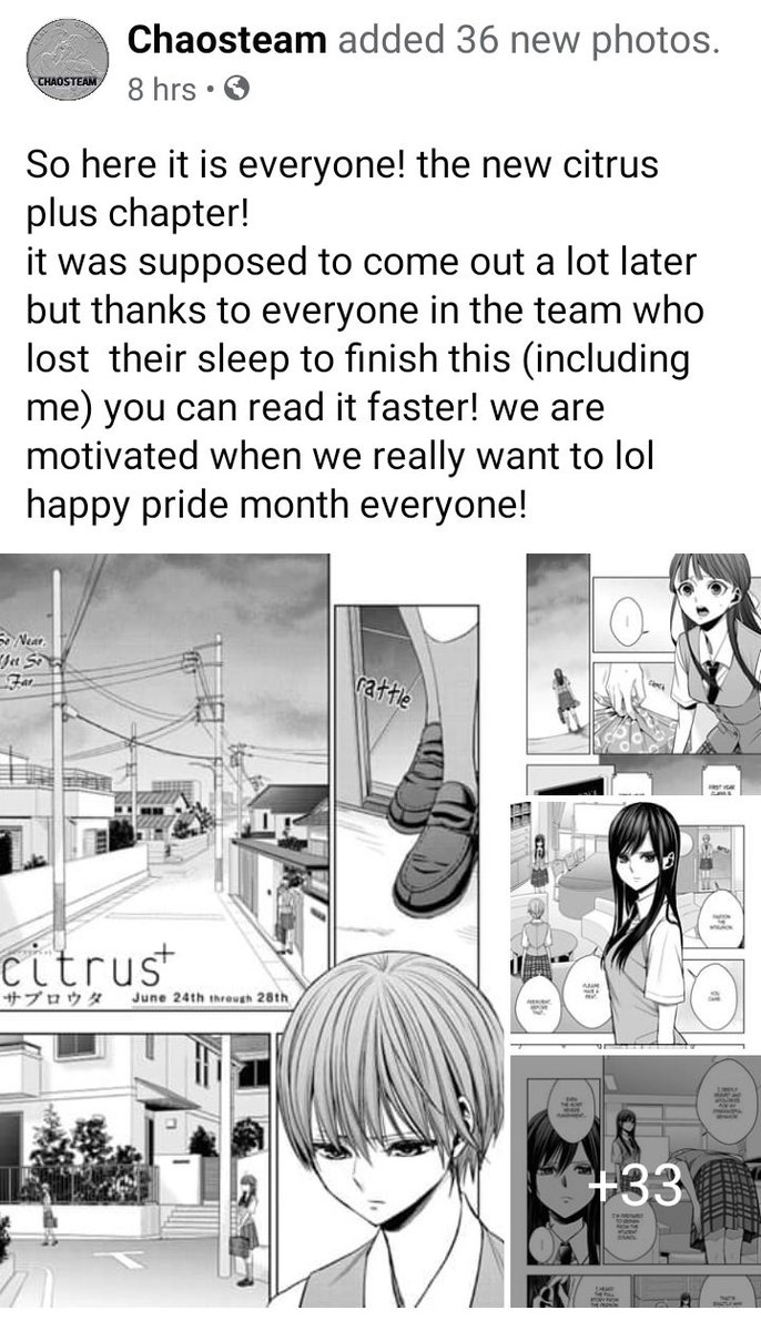 ansoniko06's tweet photo. IT'S OUT EVERYONE!!!
I'M LATE TO ANNOUNCE SORRY 🙈
JUST VISIT CHAOSTEAM'S PAGE 😌

#CITRUS
#CITRUSPLUS
#YUZUMEI

(SABU-SAMA IS LOVE 😌💕❤) https://t.co/PRsvbfNs1F