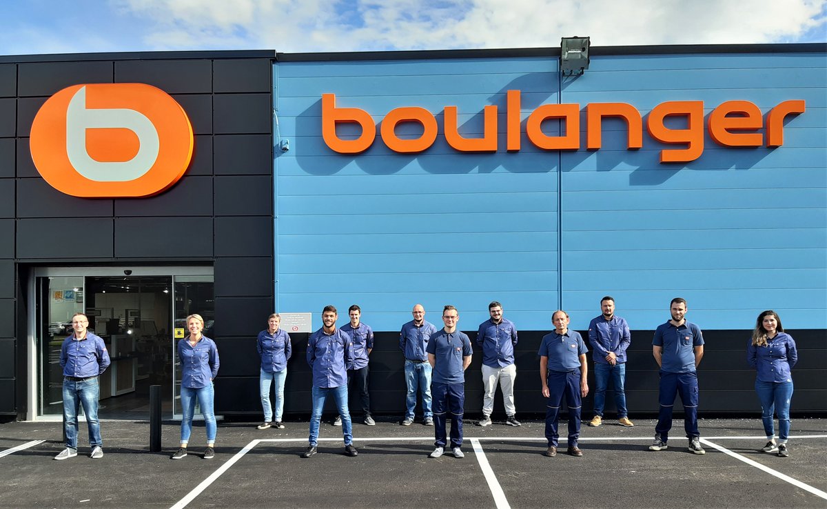 boulanger's tweet image. [NOS MAGASINS VOUS RACONTENT...] Vos nouveaux magasins Boulanger Quimper et Boulanger Sélestat ouvrent leurs portes aujourd&apos;hui !  🎉 Si vous passez dans le coin, venez fêter l&apos;ouverture avec nous 😉 #SiBienEnsemble