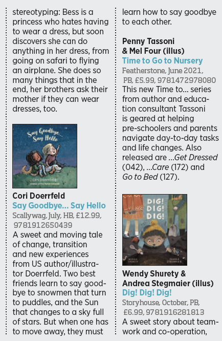 Scallywagpress's tweet photo. September titles featured in The Bookseller: #WePlantedAPumpkin by @_robramsden and #SayGoodbyeSayHello by @CoriDoerrfeld
Thank you @thebookseller @fionanoblebooks, and also @tomtivnan for featuring #KingOfTheClassroom in your #backtoschool section. https://t.co/J9gO47JQB8