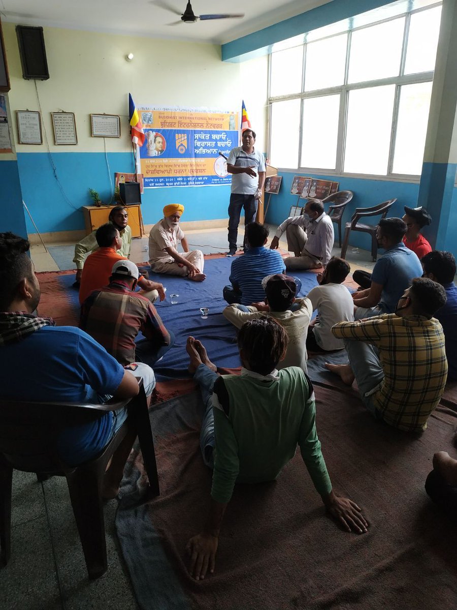 साकेत बचाओ विरासत बचाओ अभियान के अंतर्गत 22/06/2020 संघमिता बुद्ध विहार सतनाम पूरा फगवाड़ा पंजाब में लगाया गया और फगवाड़ा को SDM को निवेदन पत्र दिया गया। #India_Supports_Saket
