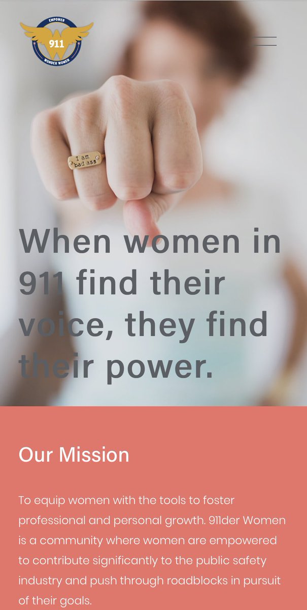 911derwomen's tweet image. I did a thing...Today we launched 911derWomen.com!!!! 911derWomen is celebrating its first birthday this month and there are so many exciting things happening. #911derWomen #womenIN911 #IAm911 #911dispatchers #empoweringwomen