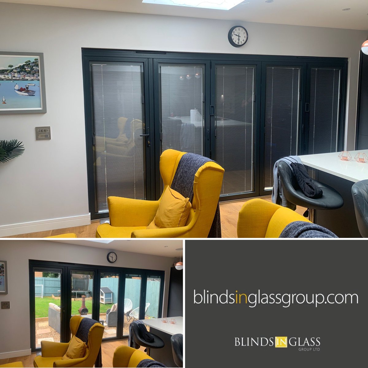 Great service from @blindsinglass today,arriving first thing this morning for us to start at 8am and complete by 9:30am. Customer is absolutely delighted with the benefits. Being a south facing garden they now proved much need shade when required 👏🏼#blindsinglass #devon #exeter