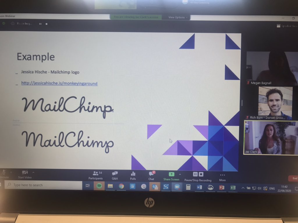 Session 2 off and running for DGH Digital Week <a href="/DorsetGrowthHub/">Dorset Growth Hub</a> with Jaz Clark from <a href="/WeAre778/">WeAre778</a> giving Branding Tips <a href="/UKSiliconSouth/">Silicon South</a> #DGHDW