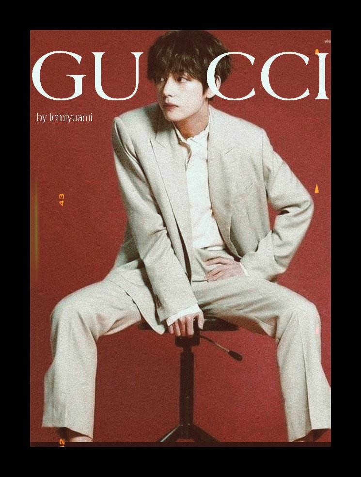 Why is Gucci missing out Kim Taehyung A thread of my edits; (1/17)